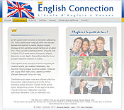 English Connection - a CMS and blog for a language school in Vannes