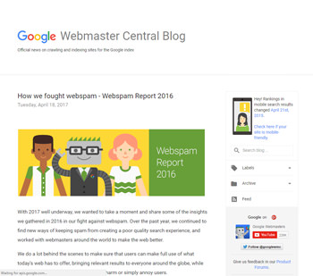 Google Webmaster Central Blog