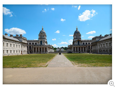 2/10 The Lower Grand Square of Greenwich's Old Royal Naval College