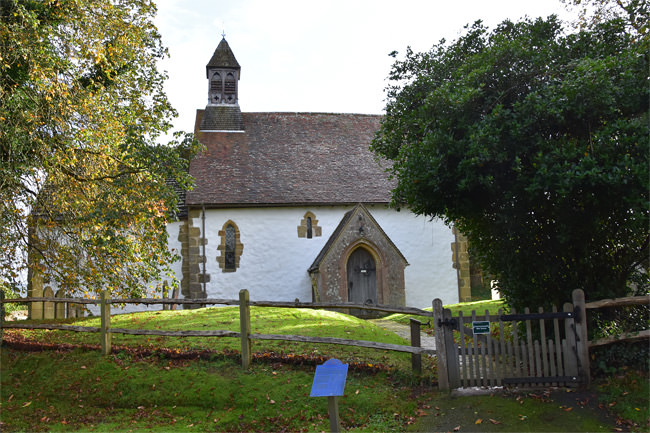 1/11 St Botolph's Church, Hardham, West Sussex - the north façade