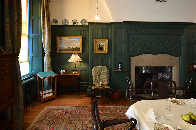Standen House's memorable dining room panelling