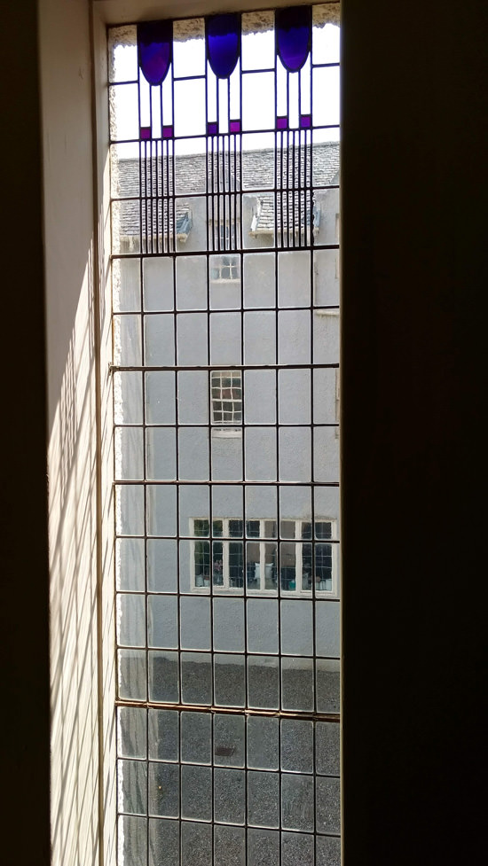 11/15 Glazed window on The Hill House stairwell