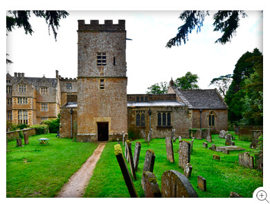 18/18 Church and manor at Chastleton